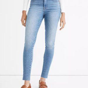 Madewell 10" High-Rise Skinny Jeans: Raw-Hem Edition (Size 25)